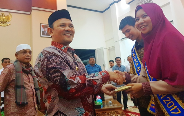 Mawardi Terima Kunjungan Duta Wisata Aceh 2017