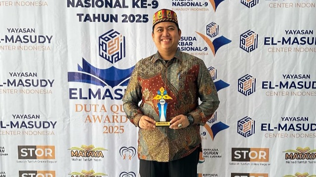 Tuanku Muhammad Raih Elmasudy Duta Quran Award III Tahun 2025 Kategori “Politisi Muda Penggerak Kader Al Quran dan Pejuang Syariat