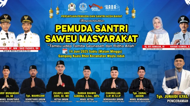 Pemuda dan Santri Aceh Barat Gelar Program