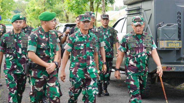 Danrem 012/TU Tinjau Kesiapan Pangkalan Yonif TP 856 di Nagan Raya