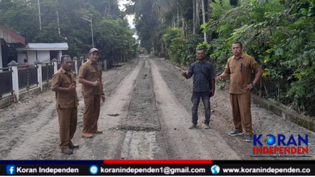 Dinas PUPR Aceh Barat Tingkatkan Jalan Strategis di Gampong Alue Bagok - Alue Batee Arongan Lambalek 