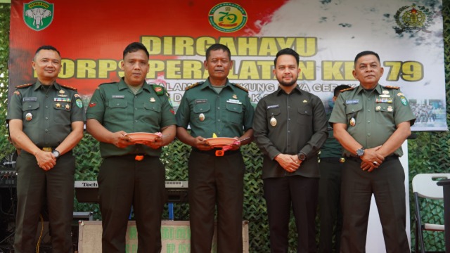 Peringati HUT ke-79, Denpal IM/2 Meulaboh Gelar Syukuran dan Santunan Anak Yatim