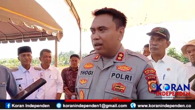 Tegas! Kapolres Aceh Barat: Lahan Terbakar di Atas 2 Hektare, Pelaku Akan Diproses Hukum