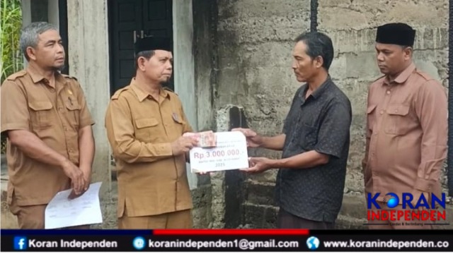 Baitul Mal Aceh Barat Salurkan Bantuan Tanggap Darurat untuk Korban Kebakaran di Pasi Meugat