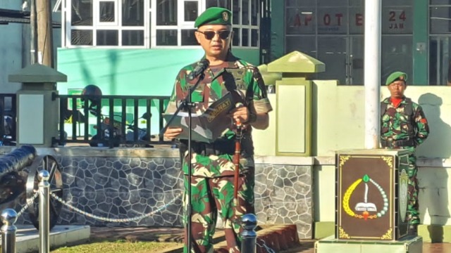 Dandim 0105/Aceh Barat Bacakan Amanat KASAD dalam Upacara 17-an: Tekankan Integritas, Tanggung Jawab, dan Penolakan terhadap Judol & Pinjol