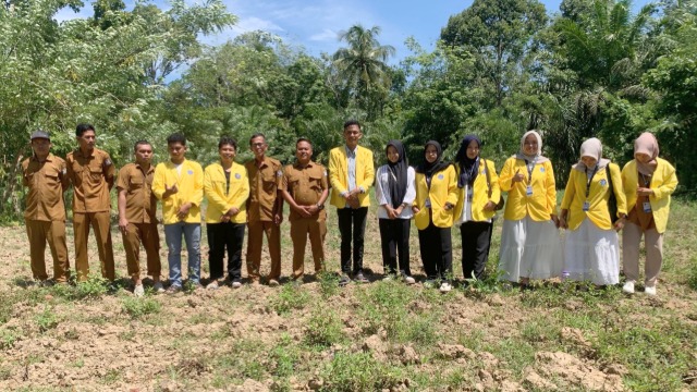 Pemdes Ie Itam Baroh dan Mahasiswa KKN UTU Bersinergi Perkuat Ketahanan Pangan