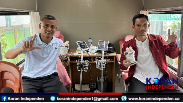 Pimpinan Bank Aceh dan Bupati Aceh Barat Donor Darah di CFD Meulaboh