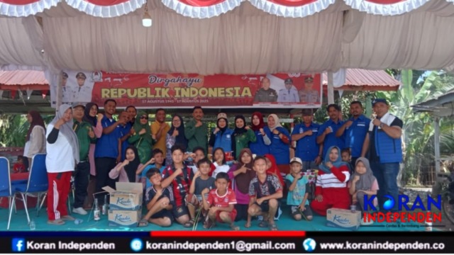 Semarak HUT RI ke-80, Ketua DPRK Aceh Barat Gelar Berbagai Lomba Rakyat di Gampong Kuala Bhee