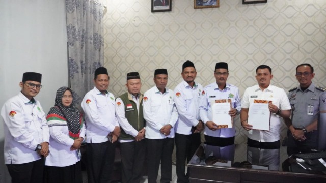Kakankemenag Aceh Utara Teken MoU dengan Lapas Kelas II B Lhoksukon terkait Pembinaan oleh IPARI