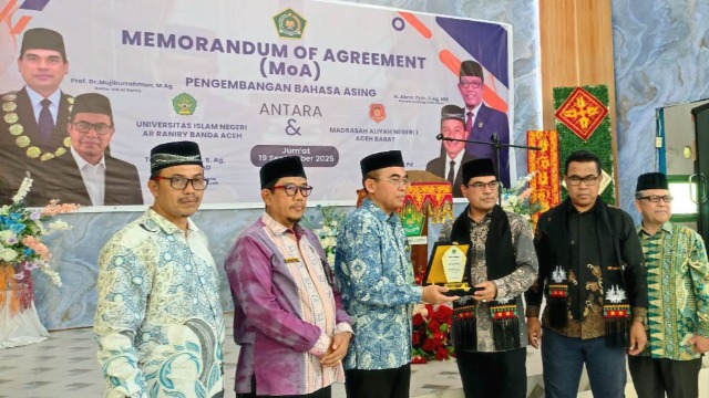 UIN  Ar-raniry Banda Aceh lakukan Kerjasama Dengan MAN -1 Meulaboh Aceh Barat