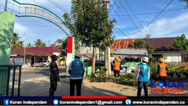 PLN ULP Teunom Gandeng Koramil 06/Teunom, Wujudkan Jaringan Listrik Aman dan Bebas Gangguan