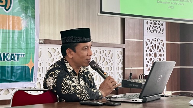 Abati H. Samsul Bahri Paparkan Moderasi Beragama dalam Perspektif Islam di KMB Aceh Utara