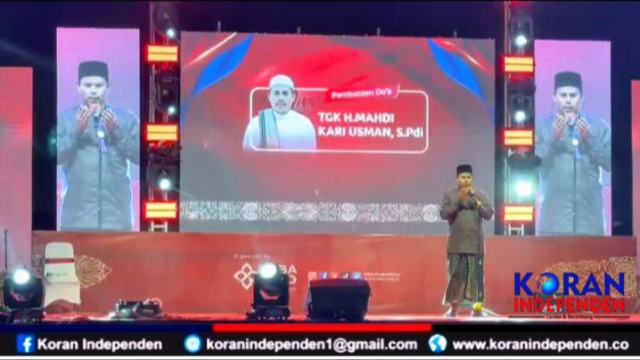 Ketua MPU Aceh Barat Pimpin Doa Dengan Khidmat di Penutupan HUT Meulaboh ke-437 dan PKAB 2025