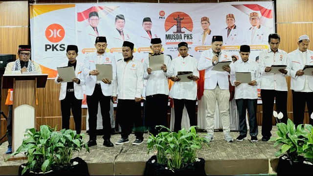Kasibun Daulay, Sekum DPW PKS Aceh melantik Pengurus DPD PKS Bener Meriah 2025 - 2030