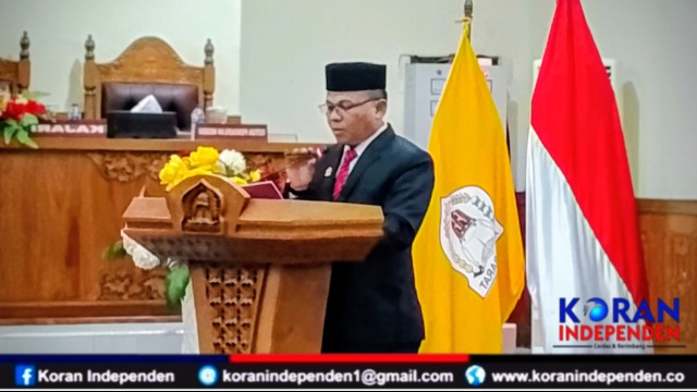 Dorong Pemerintah Perkuat Ekonomi dan Pendidikan, Tgk Bakhtiar Sampaikan Pendapat Akhir Fraksi Partai Aceh