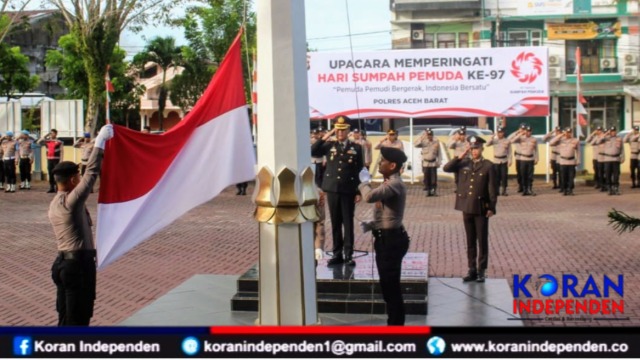 Peringati Hari Sumpah Pemuda, Polres Aceh Barat Ajak Generasi Muda Jaga Persatuan dan Kesatuan