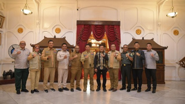 Wagub Fadhlullah Ramah Tamah dengan Kepala BNPB