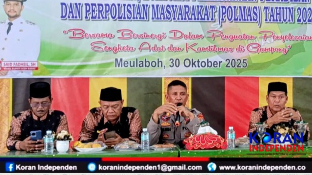 MAA Aceh Barat Perkuat Sinergi Adat dan Keamanan Lewat Evaluasi Peradilan Adat dan POLMAS 2025