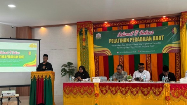 Pelatihan Peradilan Adat Perkuat Kapasitas Tokoh Masyarakat di Lhokseumawe