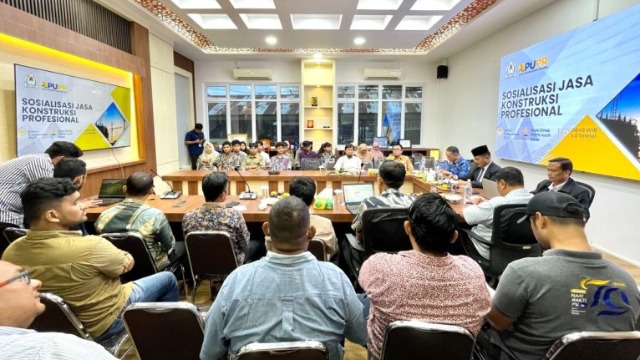 PUPR Aceh Barat Gelar Sosialisasi Jasa Konstruksi Profesional, Dorong Pembangunan Aman dan Bermutu