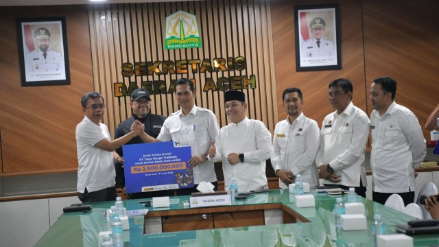 Korban Banjir Aceh Terima Bantuan Rp2,5 Miliar dari PT Tiara Marga Trakindo