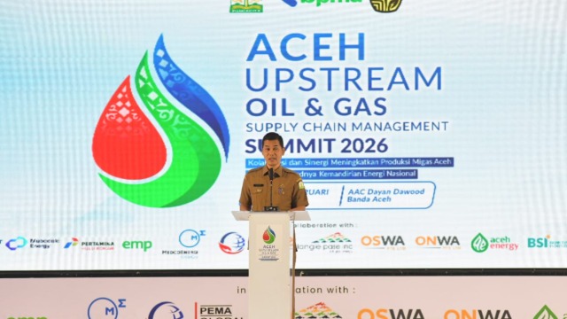 Sekda Aceh Hadiri 7th Aceh Upstream Oil & Gas Supply Chain Management Summit 2026