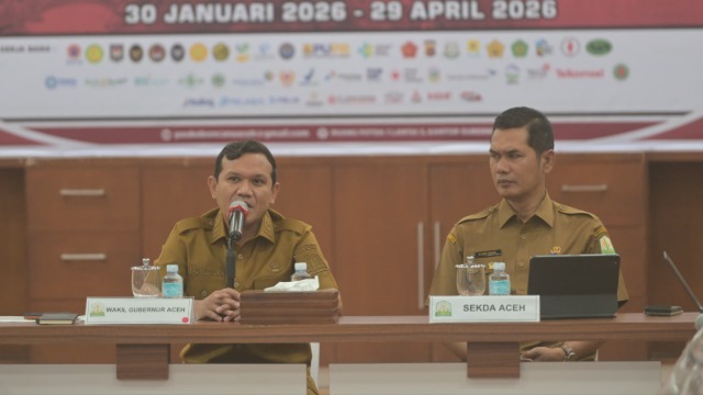 Pimpin Rakor Penanggulangan Bencana, Wagub Minta Kabupaten Kota Fokus Persiapan Ramadhan