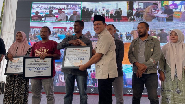 Wagub Aceh : Bantuan Rumah Rusak Bukti Nyata Negara Hadir untuk Rakyat