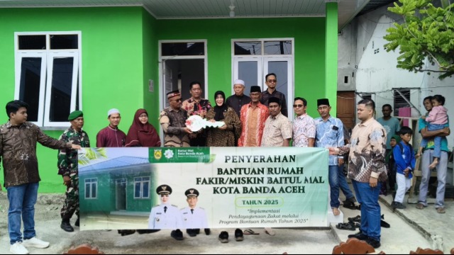 Baitul Mal dan Pemko Banda Aceh Kembali Salurkan Rumah Layak Huni di Baiturrahman
