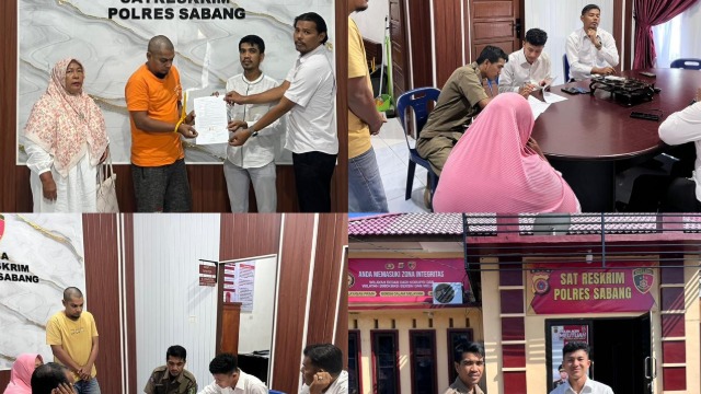 Melalui Pendekatan RJ, iptu dr junaidi,M.S.M..,M.H. atau yang kerap disapa waled Junaidi Sukses Mediasi Kasus Penggelapan di Sabang