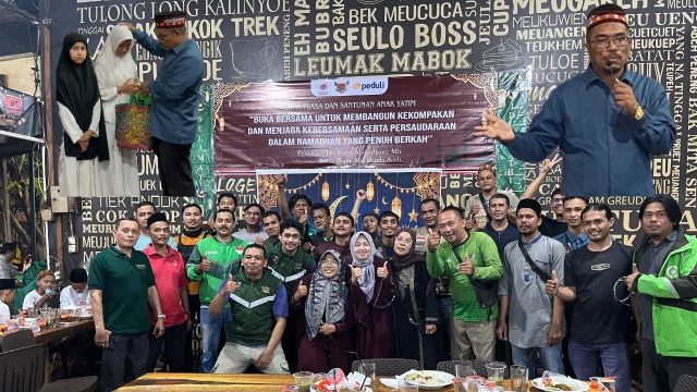 Grab Nanggroe dan DTPeduli Aceh Gelar Buka Puasa Bersama, Ketua Baitul Mal Banda Aceh Jadi Pemateri