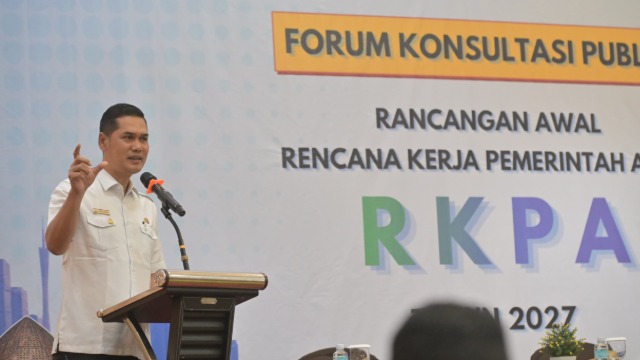 M. Nasir Buka Forum Konsultasi Publik RKPA 2027, Dorong Pembangunan Tangguh dan Sinergi Pusat-Daerah