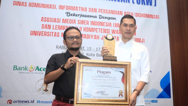 Sekda Aceh Buka UKW dan Seminar Nasional AMSI Aceh, Tekankan Penguatan Ekosistem Media Pascabencana
