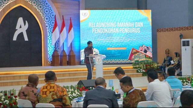 Gubernur Aceh Hadiri Relaunching AMANAH, Dorong Peran Strategis Generasi Muda