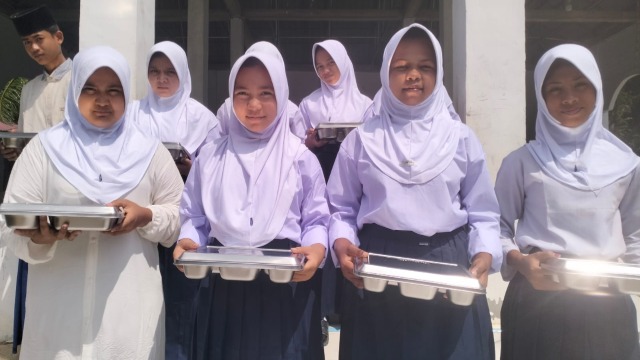 SMP Swasta IT Samudera Pasai Mulia Ucapkan Terimakasih Kepada Presiden atas Program Makan Gratis  dan Siap Menampung 1000 Santri