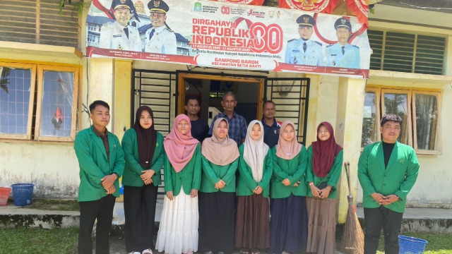 Mahasiswa STAIN Teuku Dirundeng Meulaboh Sukses Jalankan KPM di Gampong Baroh