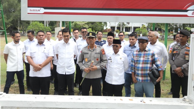 Tinjau Titik Perusakan Kantor Gubernur, Kapolda Aceh: Unjukrasa Tak Dilarang, Merusak Itu Melanggar Hukum