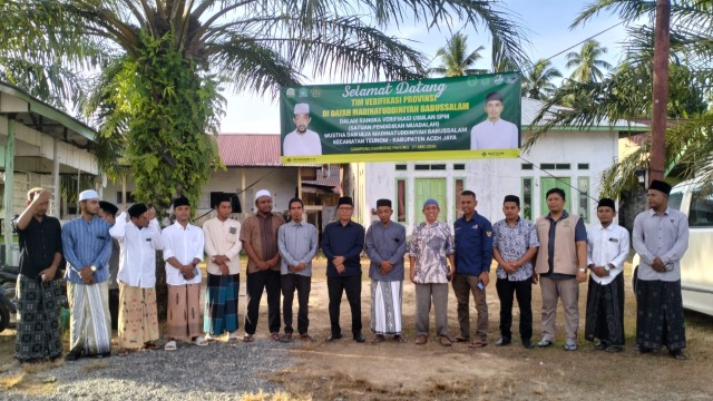 Kunjungan Tim Verifikasi Provinsi Aceh dalam Rangka Verifikasi Usulan Pendirian Satuan Pendidikan Muadalah (SPM) di Dayah Madinatuddiniyah Babussalam