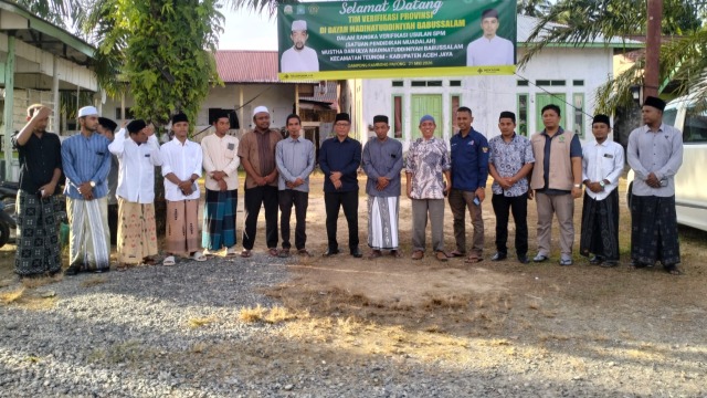Kunjungan Tim Verifikasi Provinsi Aceh dalam Rangka Verifikasi Usulan Pendirian Satuan Pendidikan Muadalah (SPM) di Dayah Madinatuddiniyah Babussalam