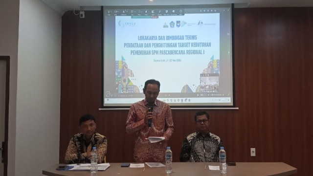Pemprov Aceh Gelar Lokakarya dan Bimtek Pendataan SPM Pascabencana Regional I di Lhokseumawe