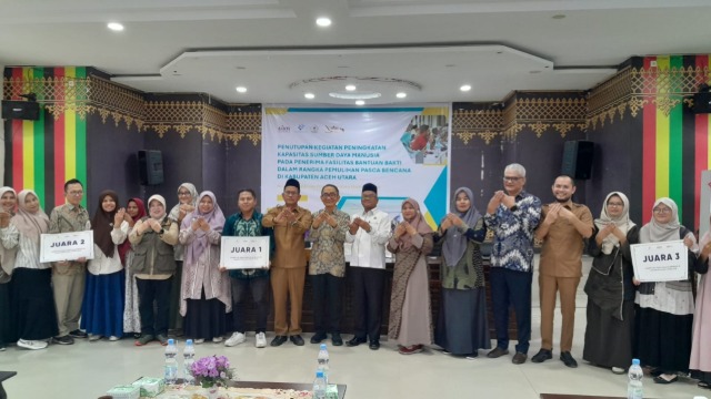 Kakankemenag Aceh Utara Hadiri Penutupan Pelatihan Peningkatan Kapasitas SDM Digital BAKTI Kominfo Pasca Bencana