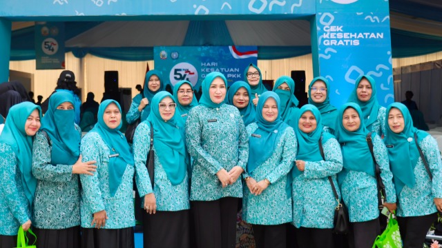 Ketua TP PKK Aceh Hadiri Pembukaan HKG PKK Nasional ke-54 dan HUT Dekranas ke-46