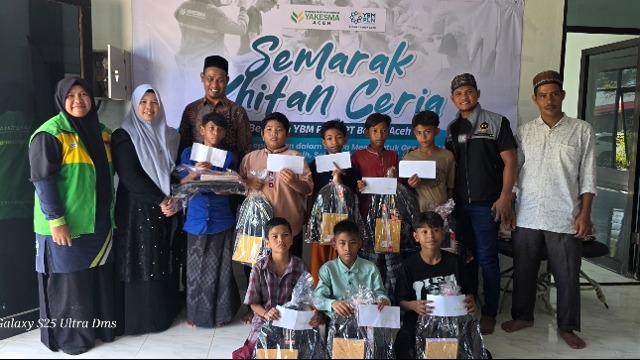 Semarak Khitan Ceria, Jol Panton dan Yakesma Gelar Khitan Massal Gratis di Aceh Utara