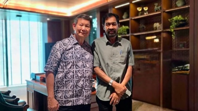 Mualem Bertemu Hashim, Bahas Percepatan Pembangunan Ekonomi Aceh