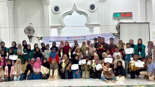 Mahasiswa KKN Tematik Literasi LT-65 Universitas Syiah Kuala Sukses Selenggarakan Pekan Lomba Literasi di Gampong Rhieng Blang