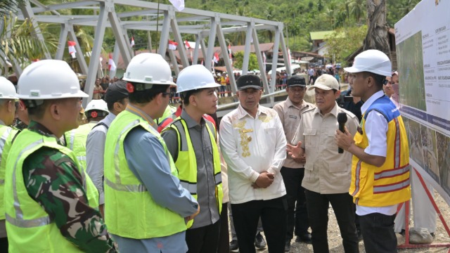 Didampingi Wagub Aceh, Wapres Tinjau Jembatan Lumut dan Jembatan Kendawi