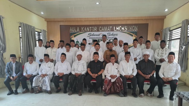 LPTQ Lhoksukon Dikukuhkan, Bidik Tiga Besar hingga Juara Umum MTQ Aceh Utara