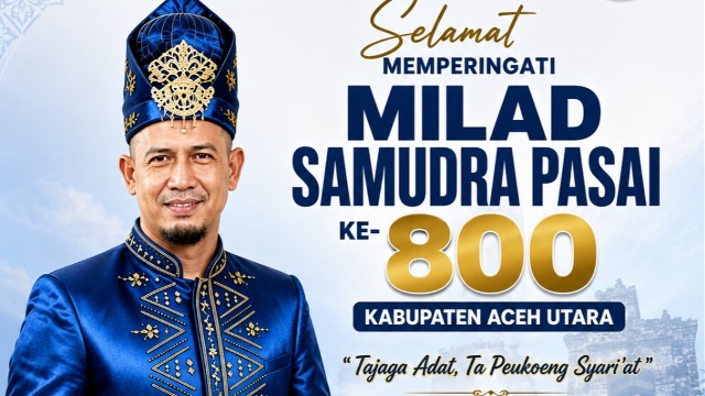 Pimred Tribunpasee.com Ucapkan Selamat Hari Jadi Milad Samudra Pasai ke-800