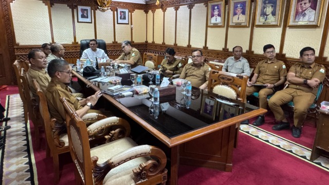 Dek Fadh Ikuti Rakor Satgas Percepatan Rehab-Rekon Pascabencana