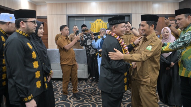 Kafilah MTQ Aceh Pulang, Disambut Langsung Jajaran Pejabat Pemerintah Aceh di Bandara